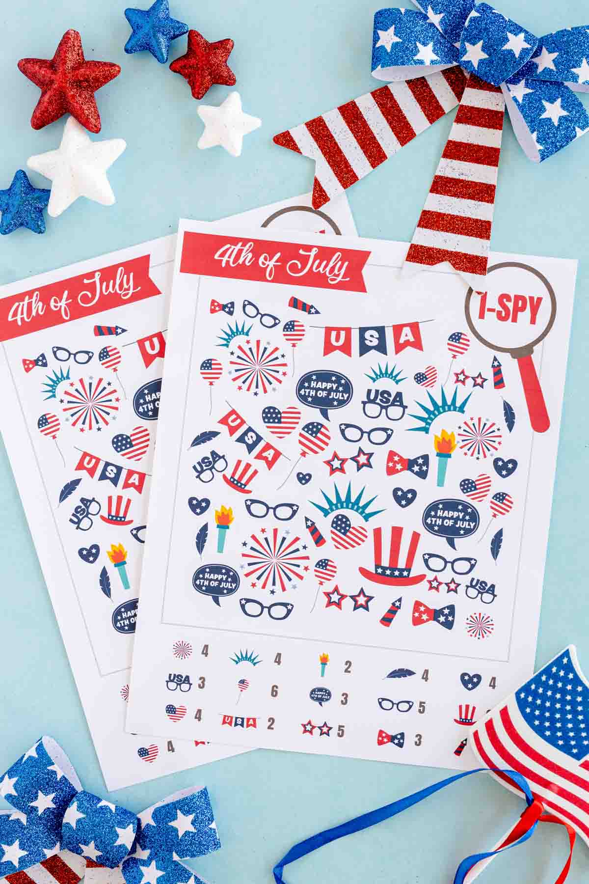 Free Printable 4th of July i-Spy