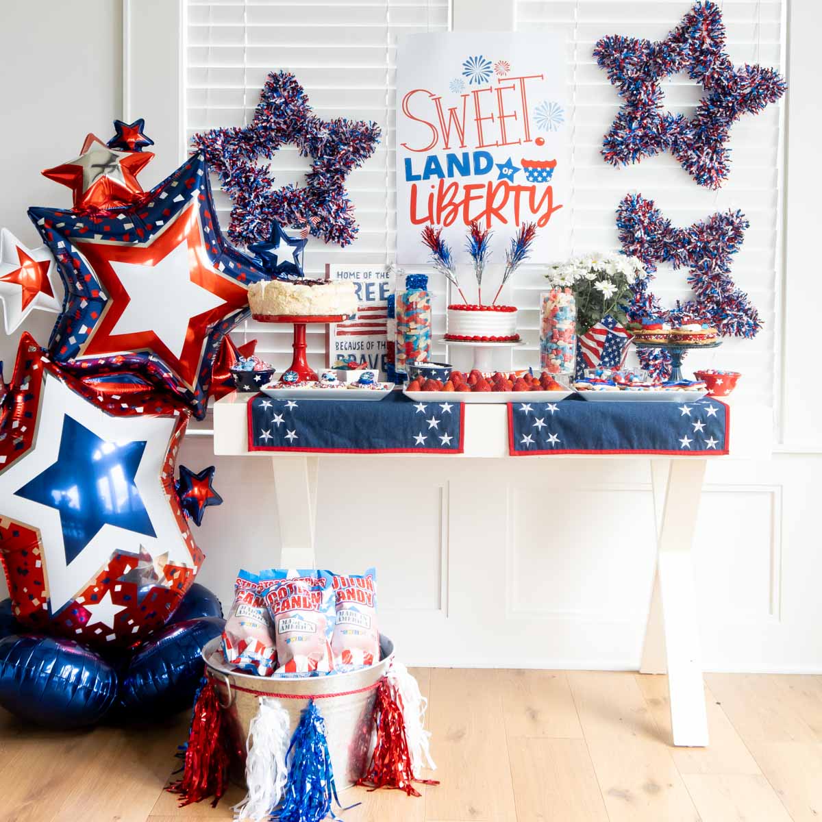 Sweet Land of Liberty Dessert Table