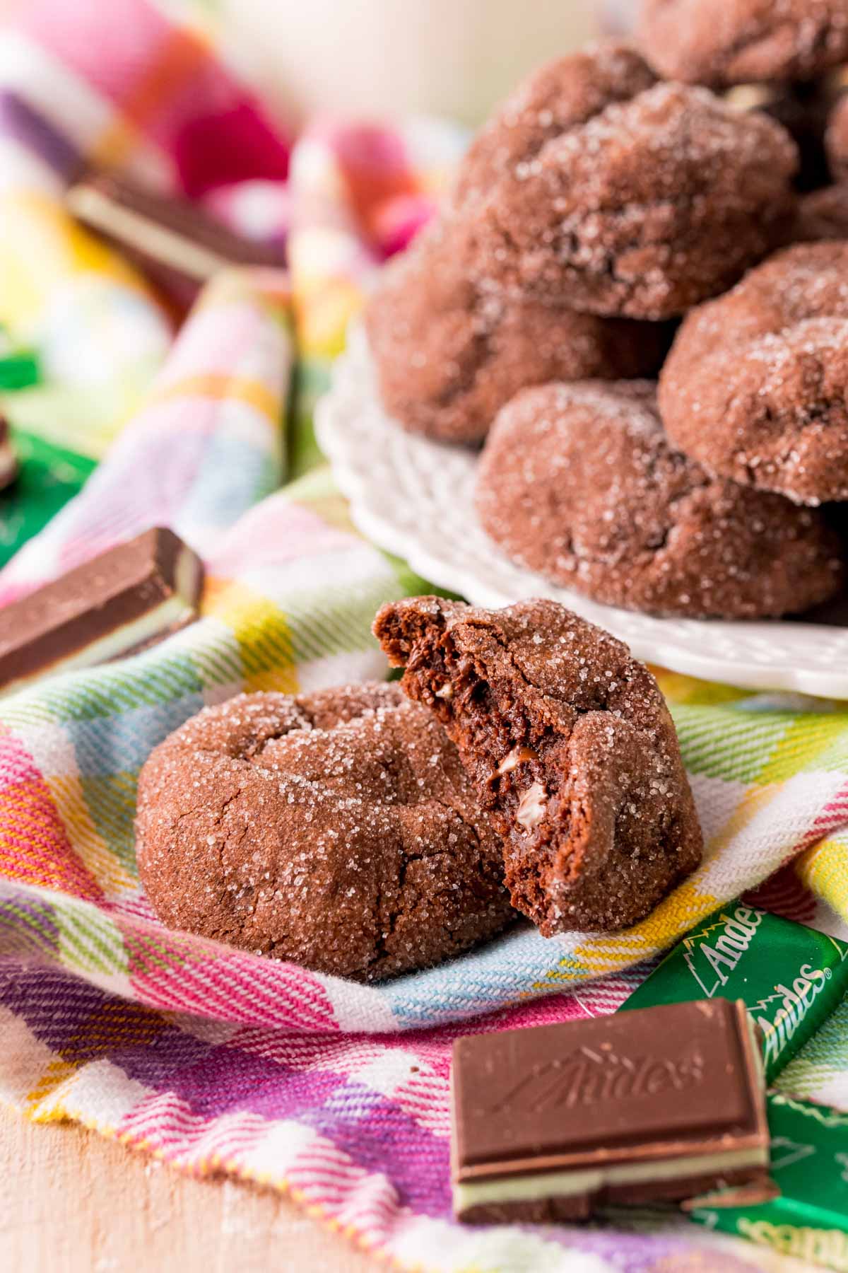 4-Ingredient Andes Mint Cookies