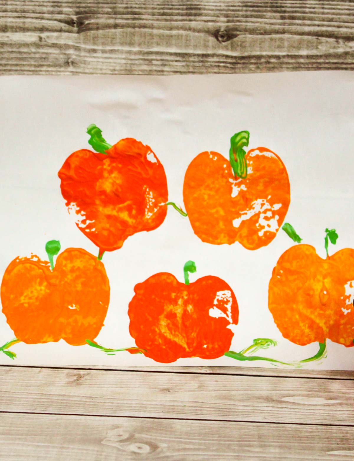 Easy Pumpkin Patch Craft for Kids