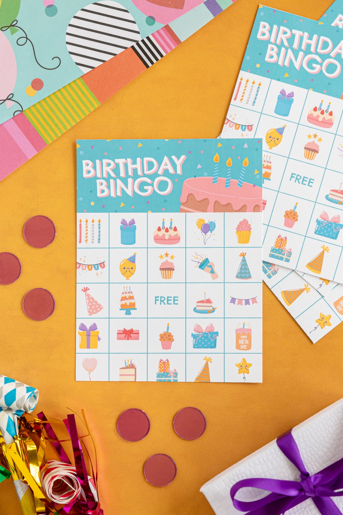 Free Printable Birthday Bingo Cards
