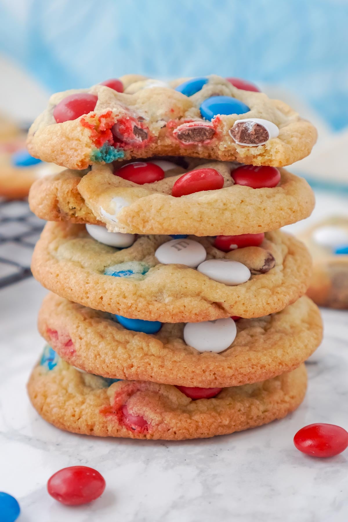 Easy Chocolate Chip M&M Cookies