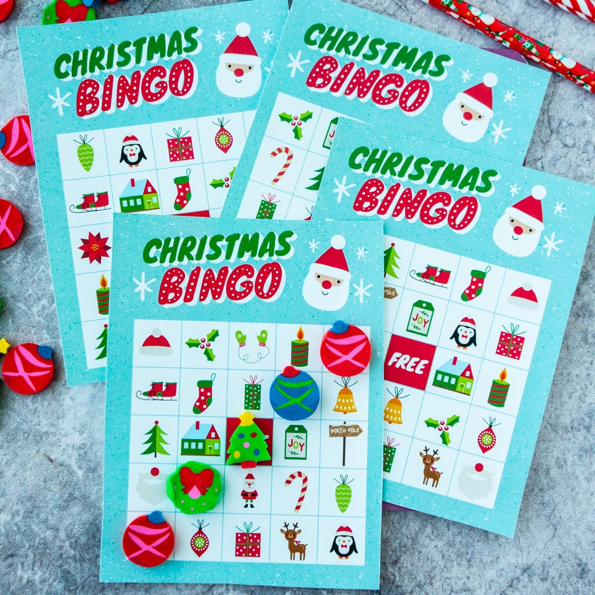 Free Printable Christmas Bingo Cards