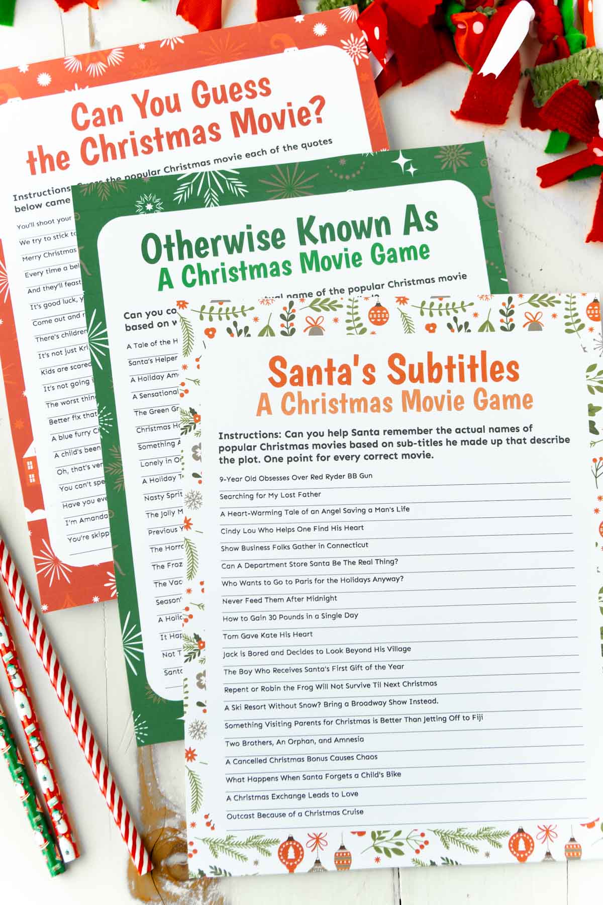Christmas Movie Trivia Games