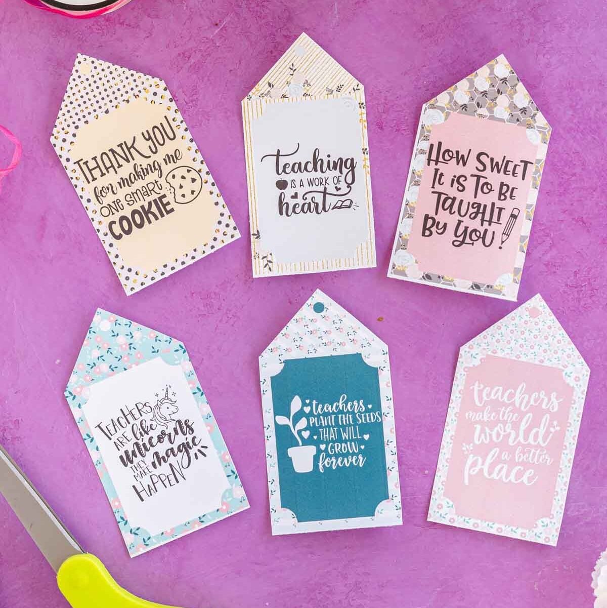 Free Printable Teacher Appreciation Gift Tags