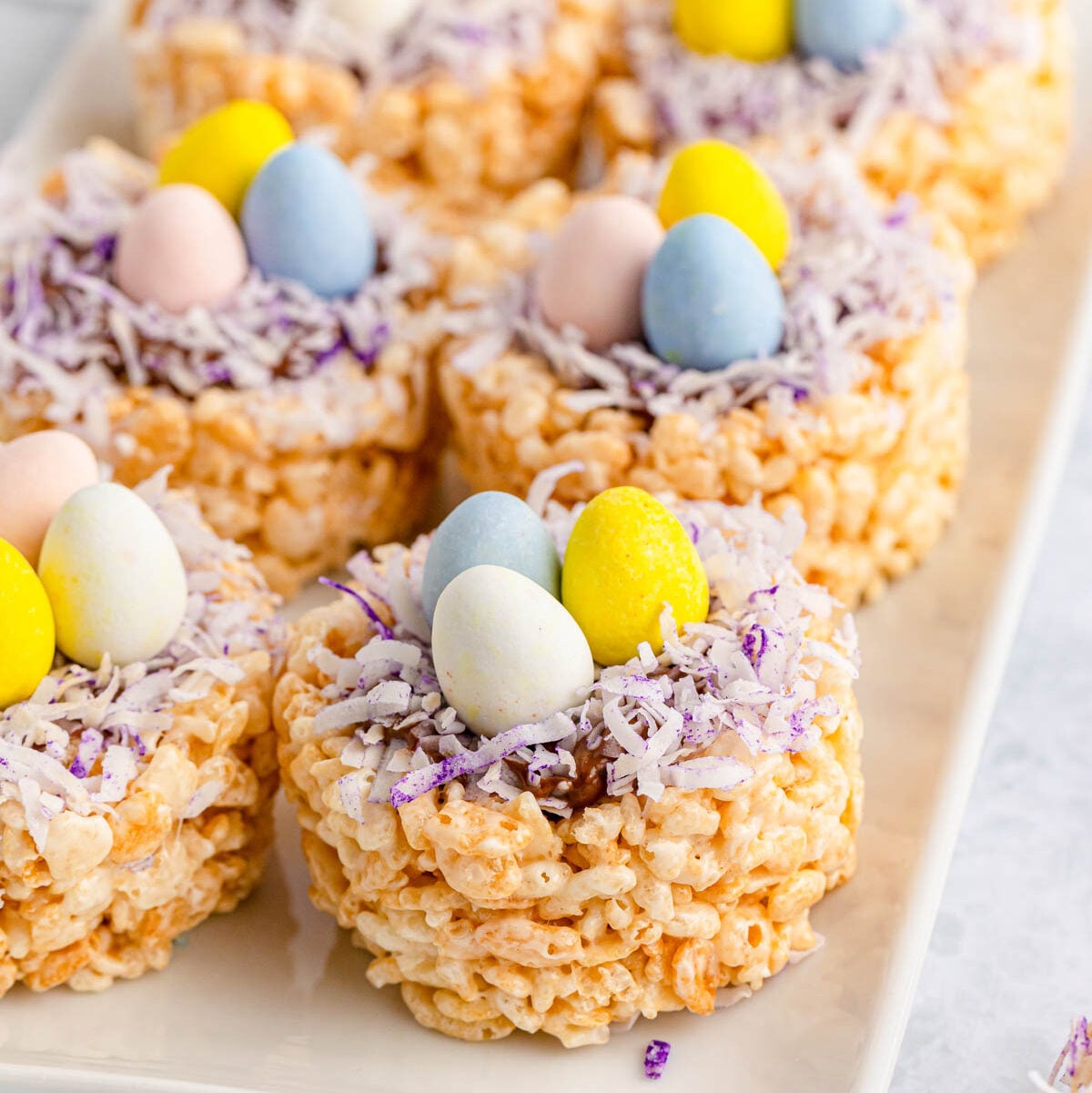 Easy Easter Rice Krispie Nests