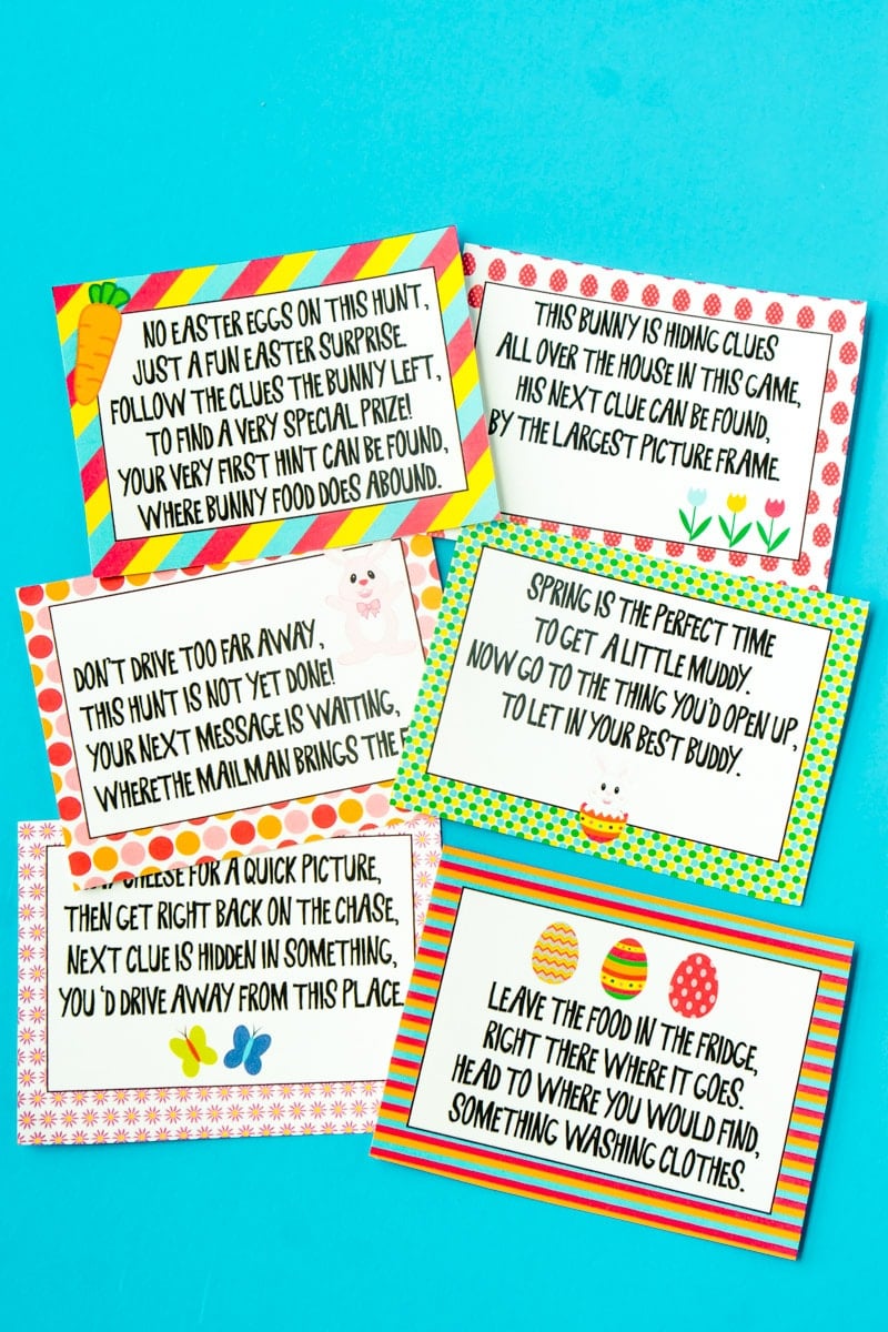 Free Printable Easter Scavenger Hunt