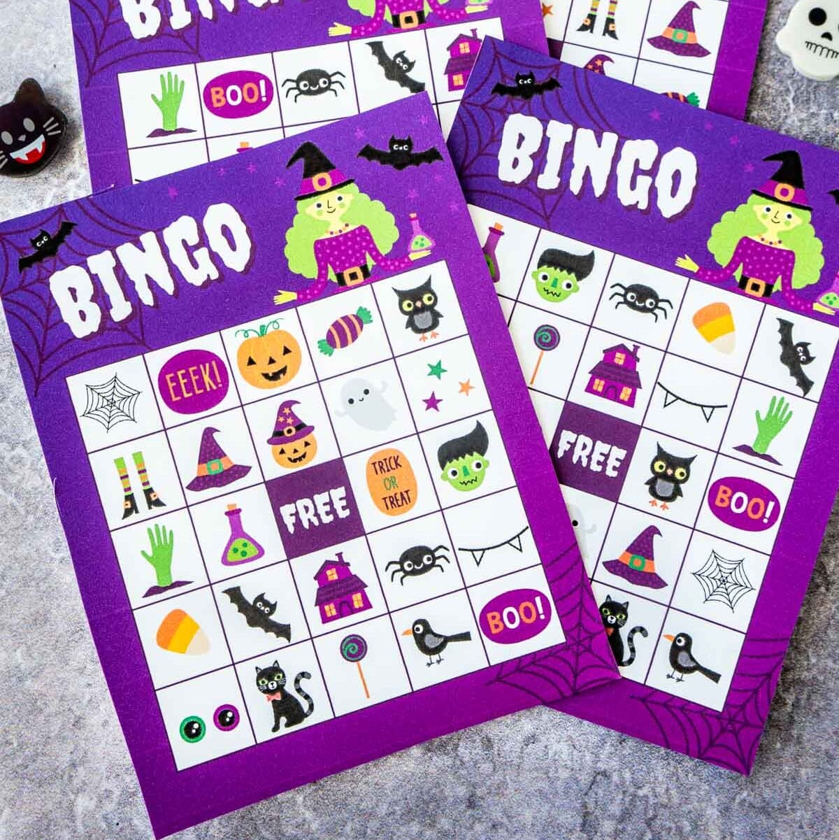 Free Printable Halloween Bingo Cards