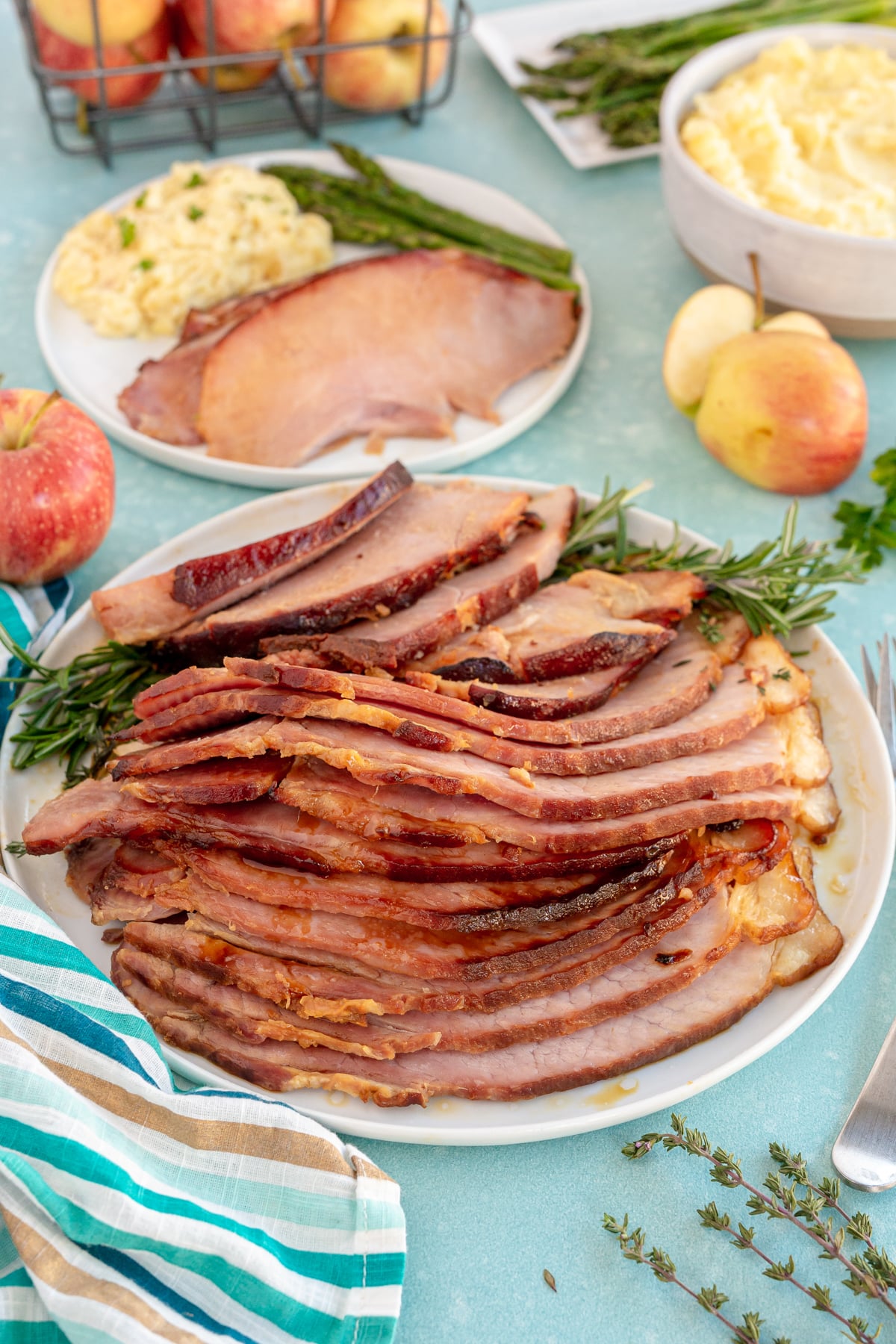 Easy Apple Cider Glazed Ham