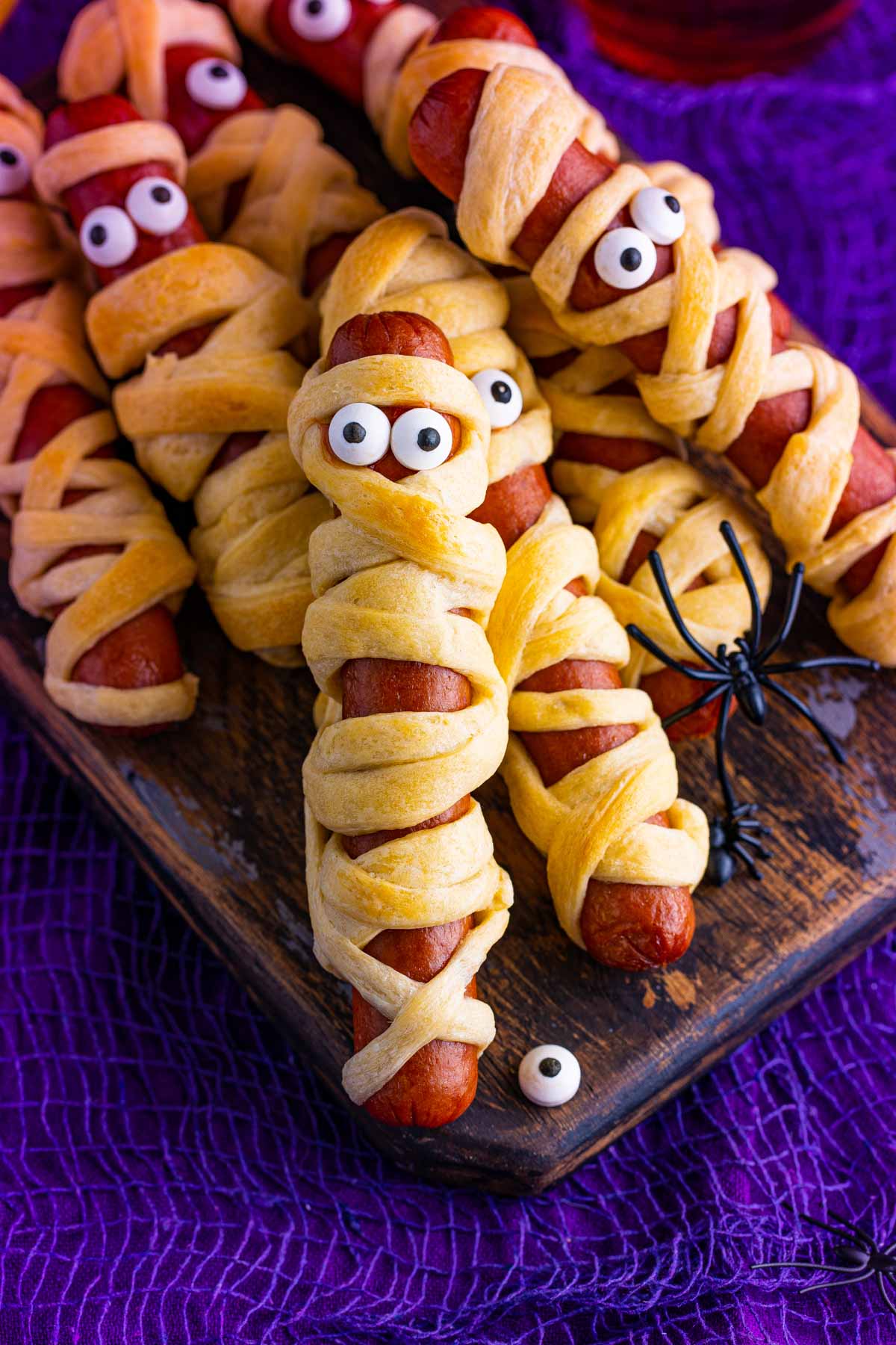 Mummy Dogs for Halloween