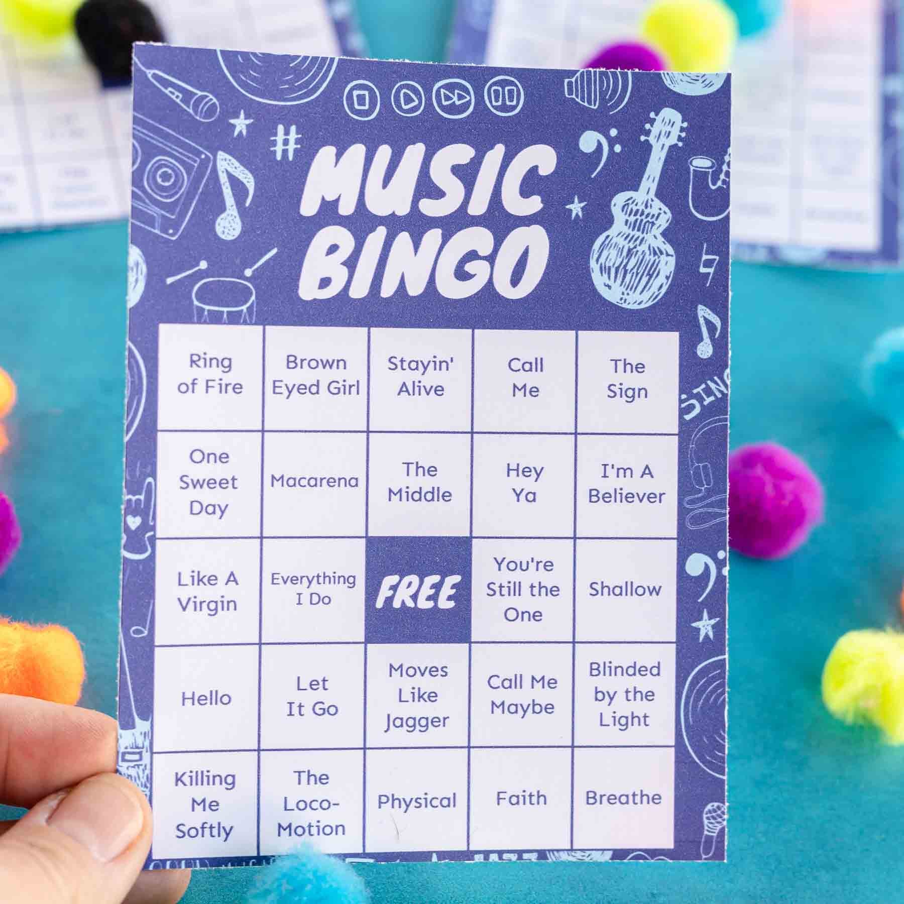 Music Bingo Game