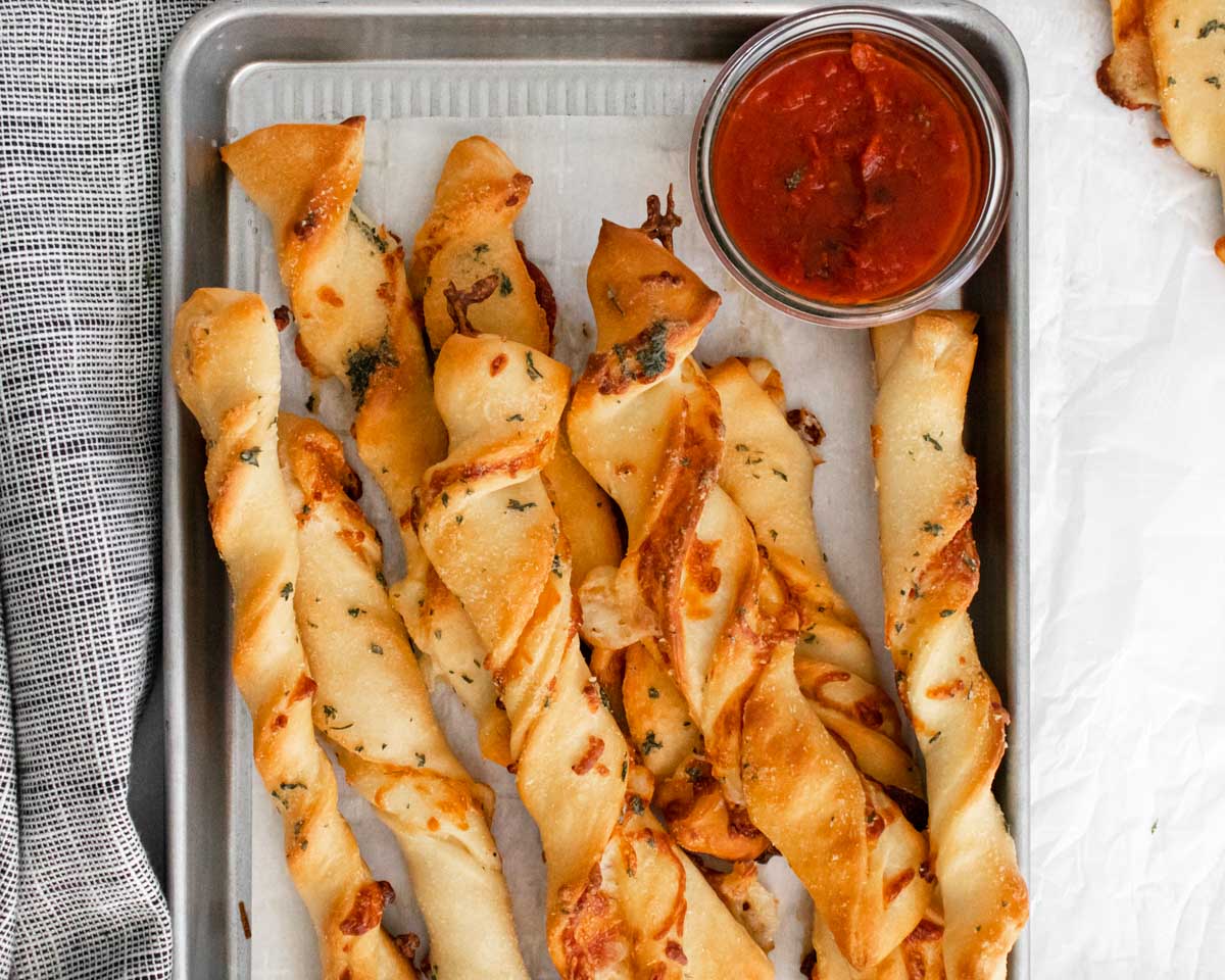 Homemade Pizza Twists