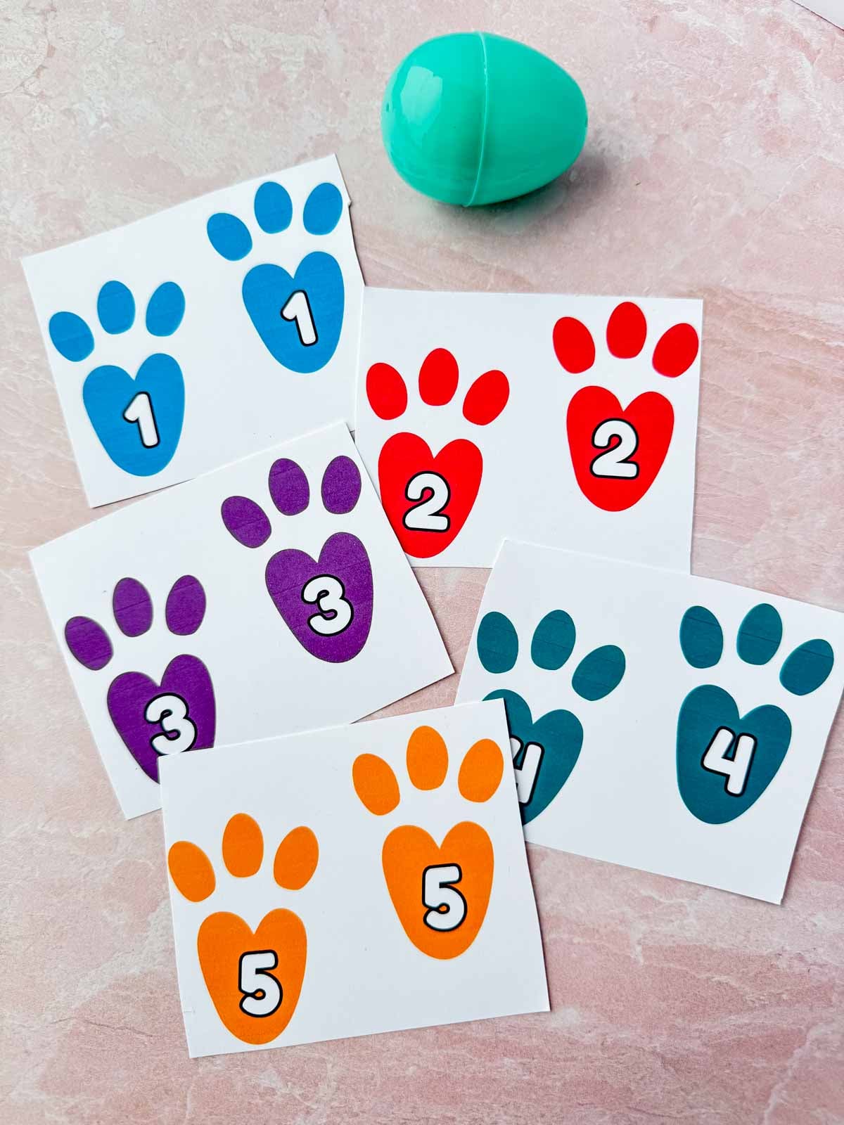 Printable Bunny Tracks Easter Game