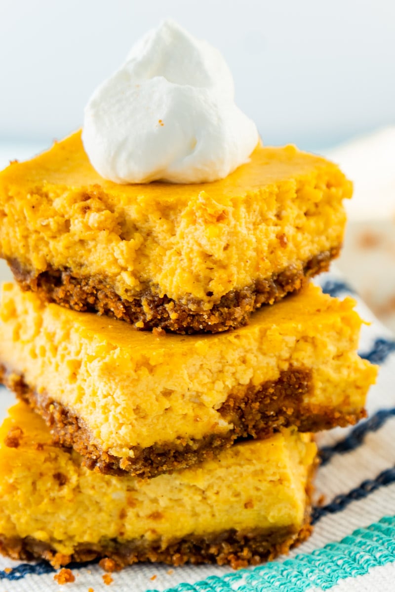 Easy Pumpkin Cheesecake Bars Recipe