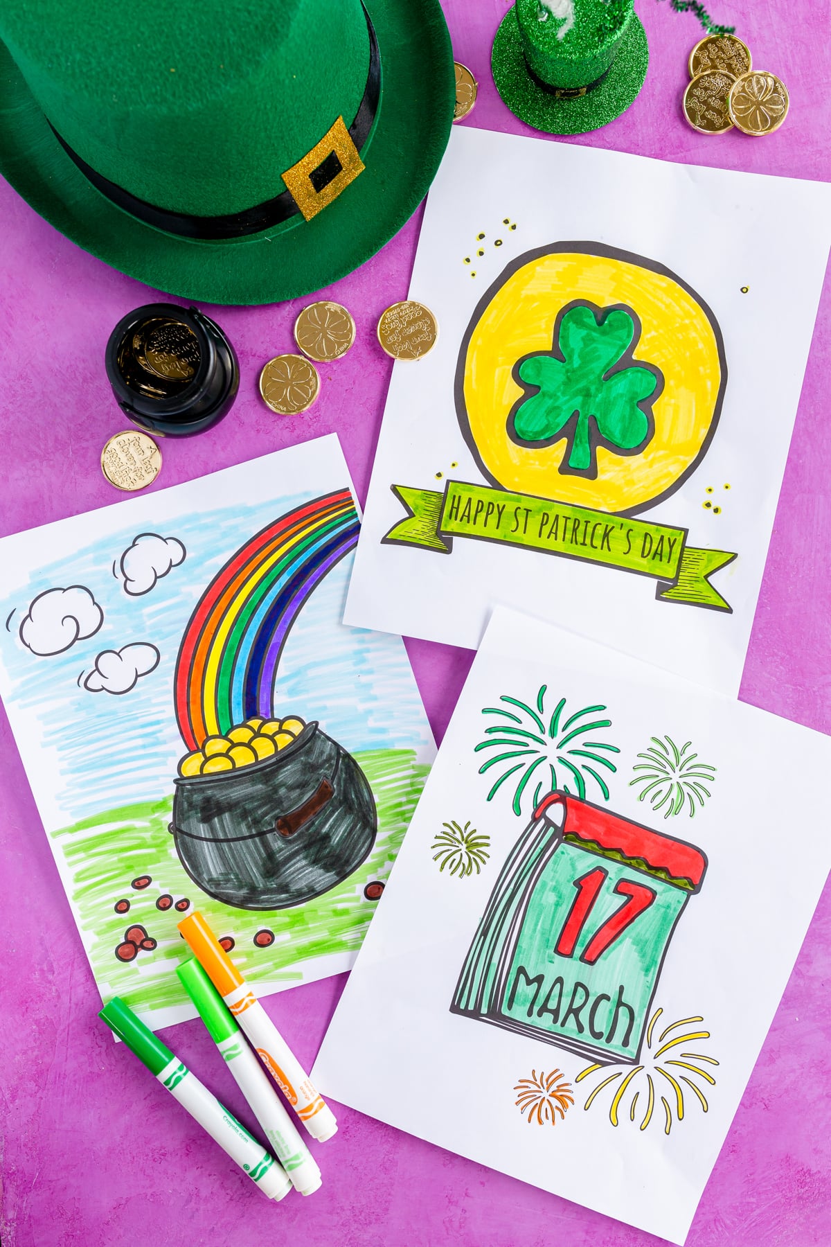 Free Printable St. Patrick’s Day Leprechaun Coloring Pages