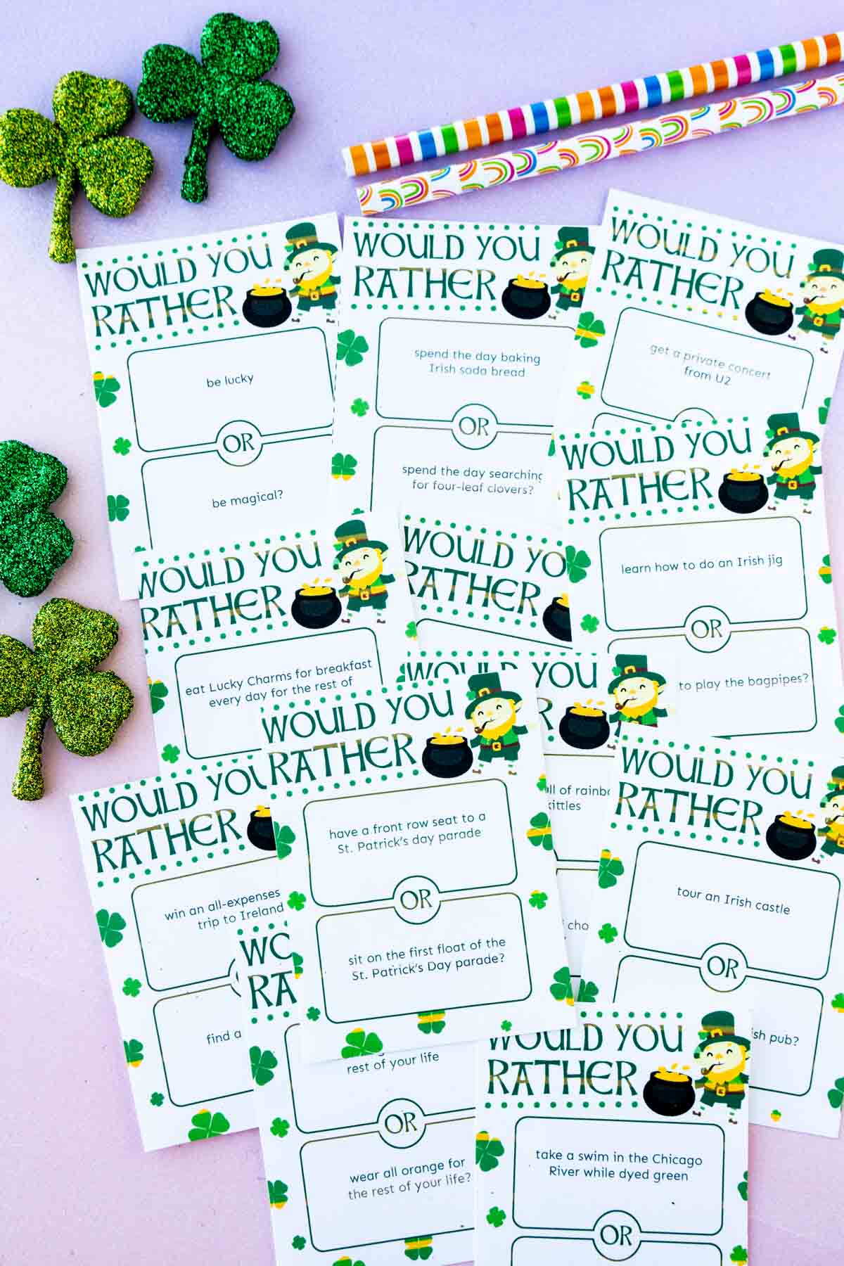 Would You Rather St. Patrick’s Day Questions