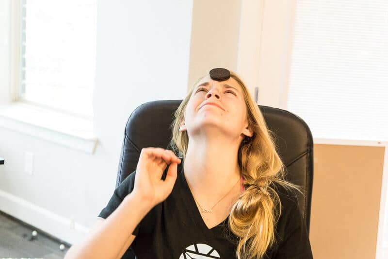Face the cookie is one of the most popular minute to win it games