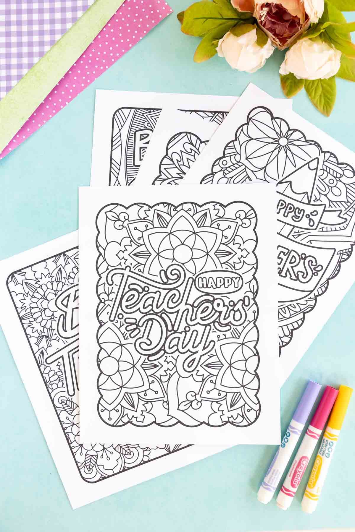Free Printable Teacher Appreciation Coloring Pages