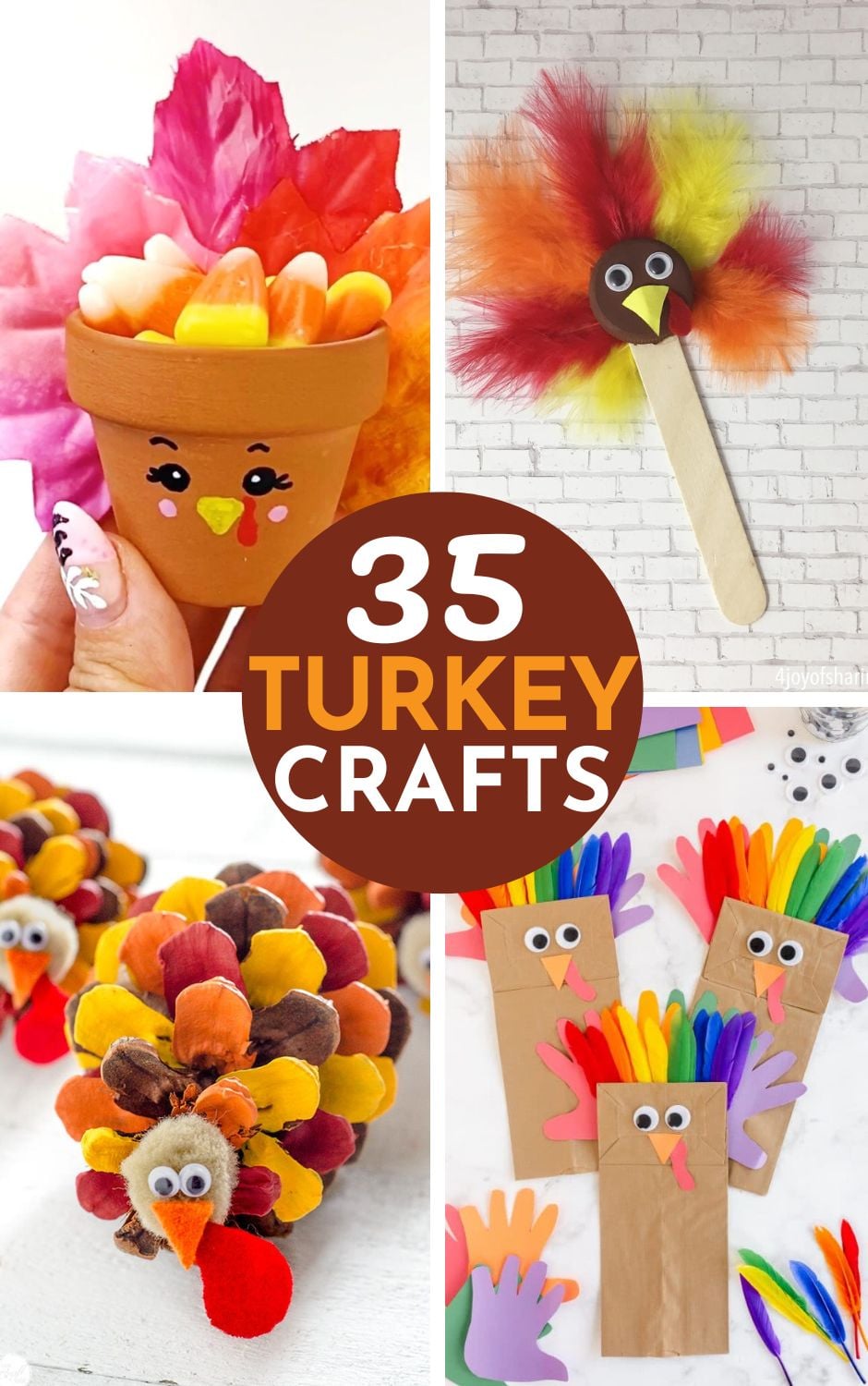 35 Easy Turkey Crafts for Kids