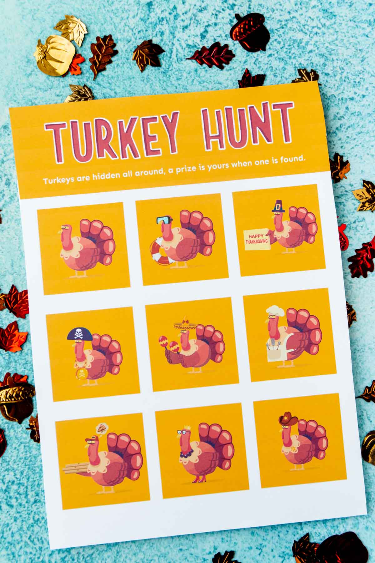 Turkey Hunt Game Ideas