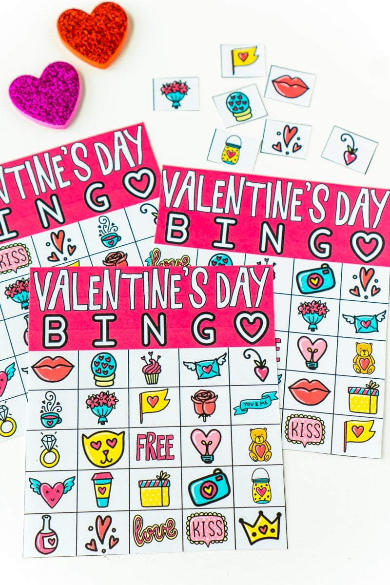 Free Printable Valentines Bingo Game