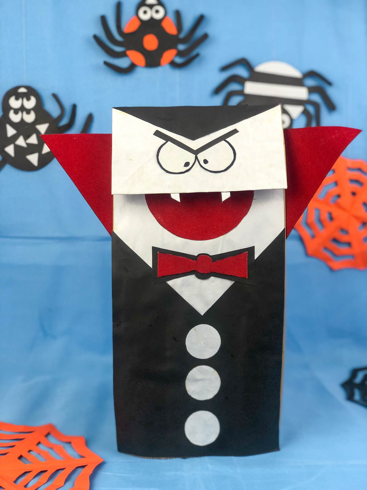 Easy Vampire Paper Bag Craft