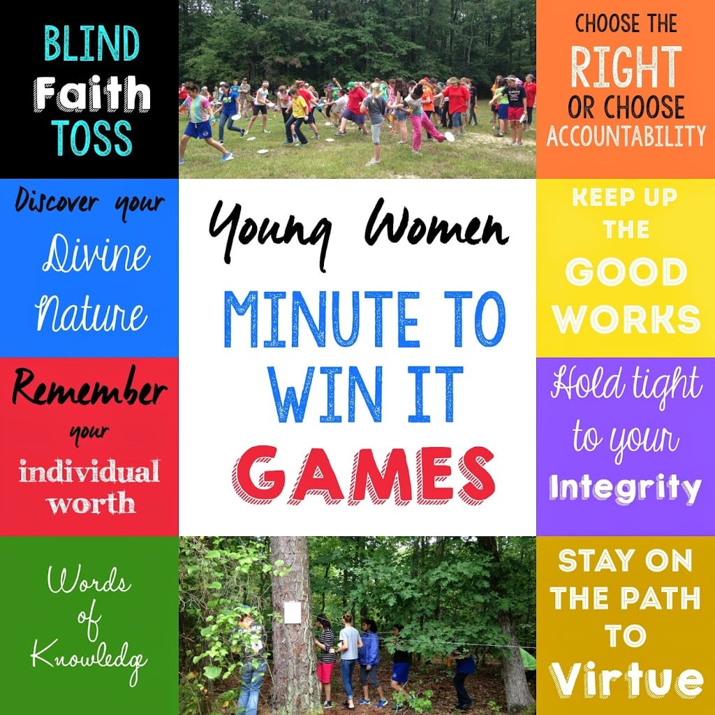 Young Women’s Activity Idea: YW Value Minute to Win It Games